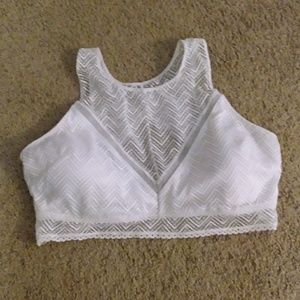 White bralette